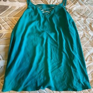 Torrid | Flowy Tank Top | Size: 1 | Turquoise